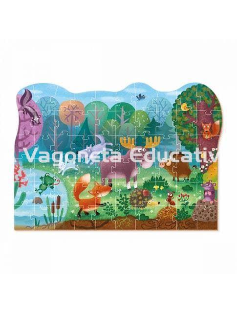 ANIMALES DEL BOSQUE PUZZLE 60 PIEZAS - Imagen 2