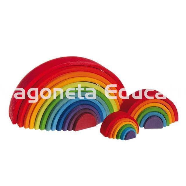 ARCO IRIS APILABLE MADERA DE COLORES - Imagen 2