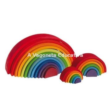 ARCO IRIS APILABLE MADERA DE COLORES - Imagen 2