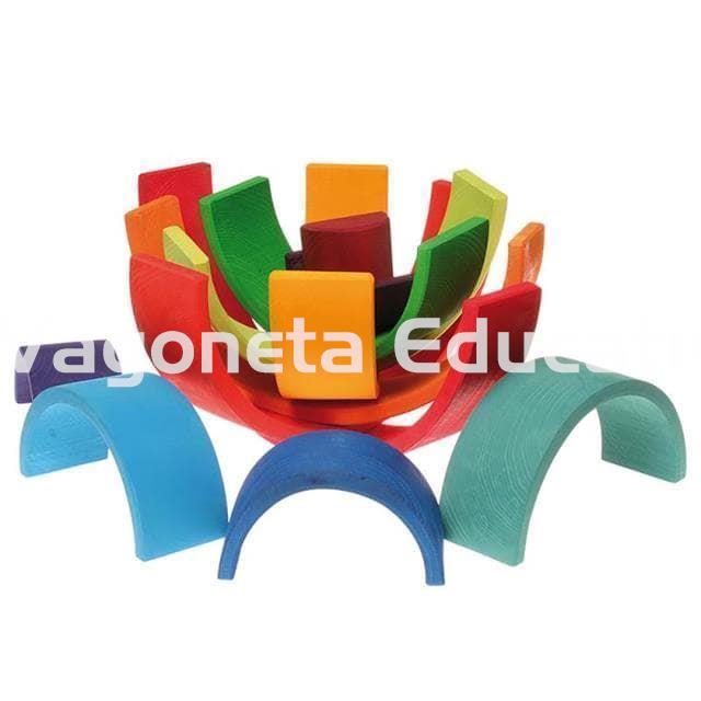 ARCO IRIS APILABLE MADERA DE COLORES - Imagen 4