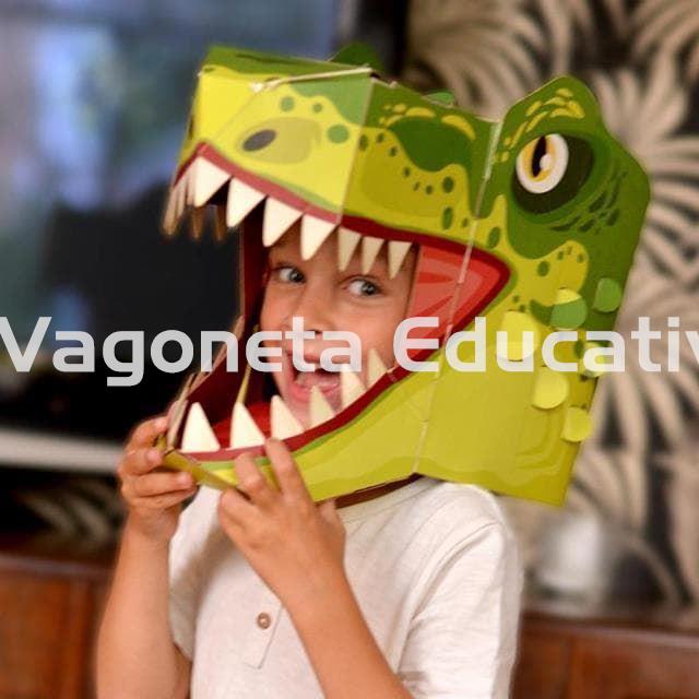 CABEZA DINOSAURIO CARTÓN - MANUALIDADES INFANTILES CABEZA DINOSAURIO CARTÓN - MANUALIDADES INFANTILES
