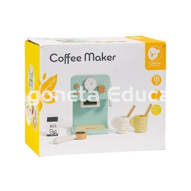 CAFETERA INFANTIL - CAFETERA MADERA - JUEGO INFANTIL SIMBÓLICO