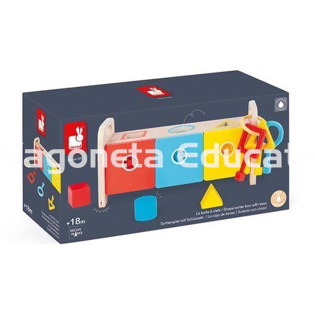 CAJA CLASIFICADORA DE FORMAS CON CERRADURAS - Imagen 1