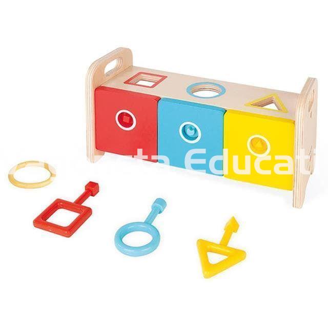 CAJA CLASIFICADORA DE FORMAS CON CERRADURAS - Imagen 4