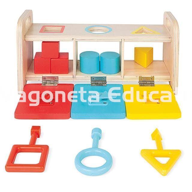 CAJA CLASIFICADORA DE FORMAS CON CERRADURAS - Imagen 5