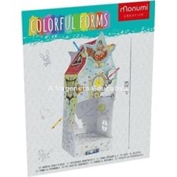 CASA MONSTRUO TAMAÑO L CALLE 6 PARA COLOREAR - Imagen 1