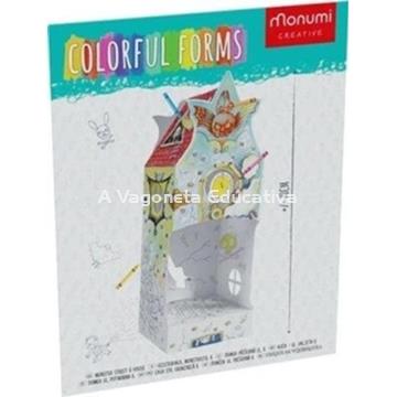 CASA MONSTRUO TAMAÑO L CALLE 6 PARA COLOREAR - Imagen 1