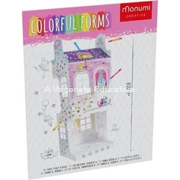 CASA ROSAS TAMAÑO L CALLE 8 PARA COLOREAR - Imagen 1