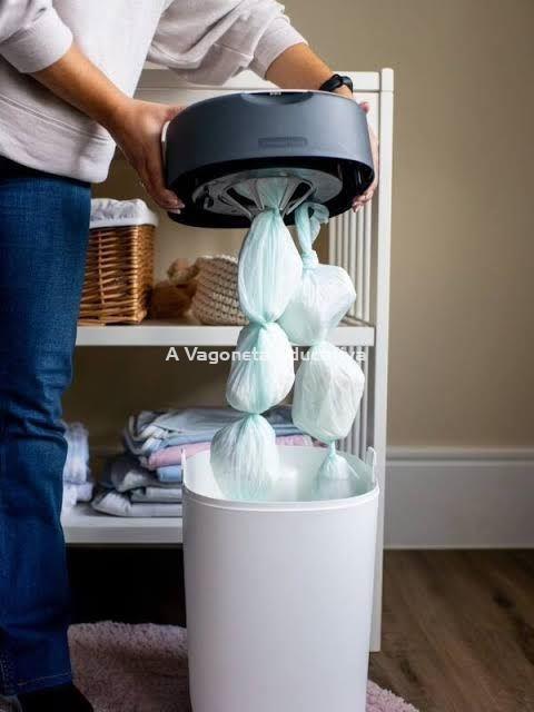 CONTENEDOR PEQUEÑO PARA DESECHAR PAÑALES - Imagen 6