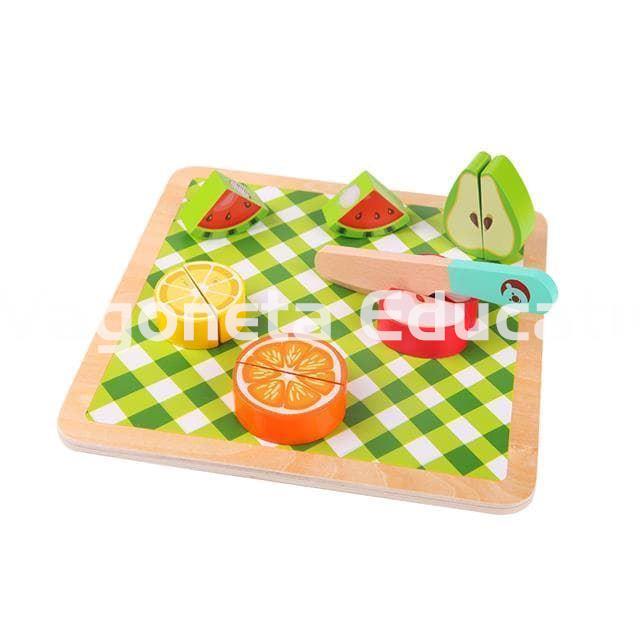 CORTAR FRUTAS ENCAJE PUZZLE - Imagen 3