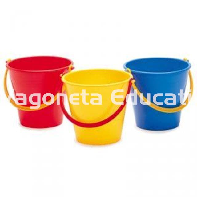 CUBO DE AGUA Y ARENA SENCILLO 13 CM. - Imagen 1