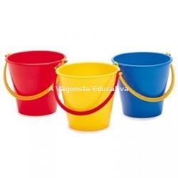 CUBO DE AGUA Y ARENA SENCILLO 13 CM. - Imagen 1