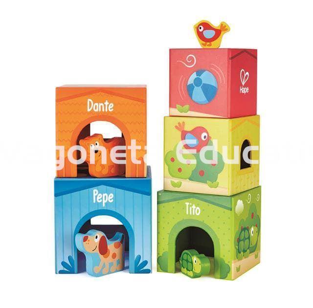 CUBOS APILABLES PEPE Y AMIGOS - Imagen 1