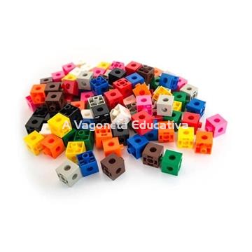 CUBOS MULTILINK 2x2 BOTE 100 PIEZAS - Imagen 2
