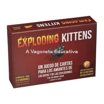 EXPLODING KITTENS JUEGO DE CARTAS - Imagen 1