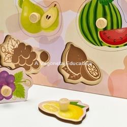 FRUTAS ENCAJE MADERA - Imagen 2