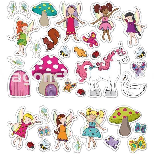HADAS KIT DE PEGATINAS REUTILIZABLES CON SOPORTE STICKABOUTS - Imagen 3