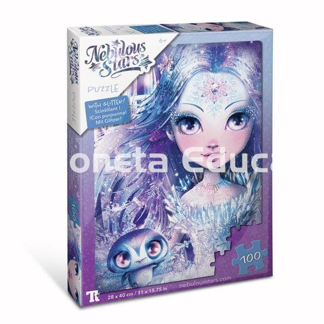 ICEANA & BLIZZIA PUZZLE GLITTER 100 PIEZAS - Imagen 1