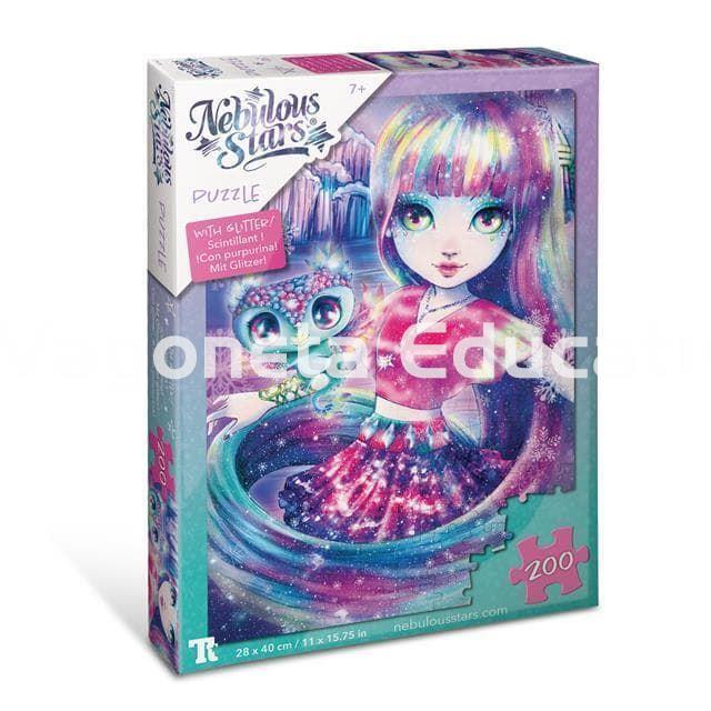 ISADORA & AURA PUZZLE GLITTER 200 PIEZAS - Imagen 1