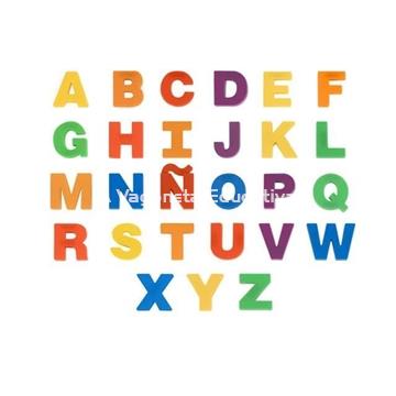 LETRAS MAGNÉTICAS MAYÚSCULAS JUMBO BOTE 74 PIEZAS - Imagen 2
