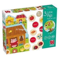 LOS TRES CERDITOS MEMO LOTO - Imagen 1
