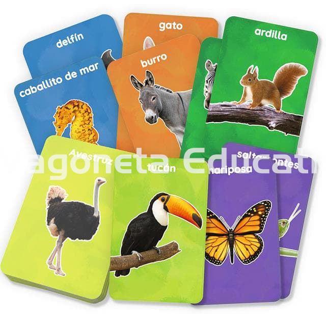 MIS PRIMEROS 100 ANIMALES FLASHCARDS - Imagen 2