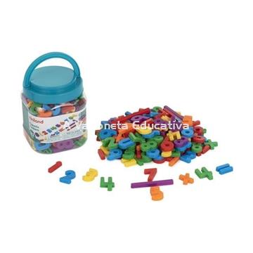 NÚMEROS MAGNÉTICOS BOTE 162 PIEZAS - Imagen 1