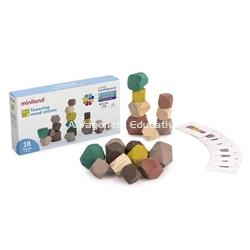 PIEDRAS APILABLES MADERA - Imagen 1