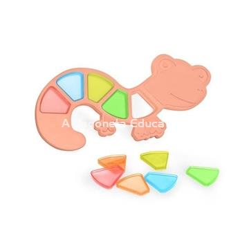 SALAMANDRA TRASLÚCIDA SENSORIAL DE COLORES - Imagen 2