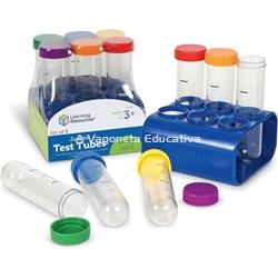 SET 6 TUBOS DE ENSAYO JUMBO CON SOPORTE - Imagen 1