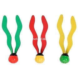 SET DE 3 BOLAS ALGAS SUBMARINAS PARA PISCINA - Imagen 1
