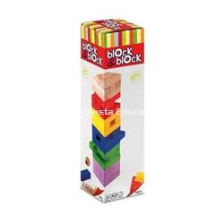 TORRE BALANCEANTE MADERA DE COLORES - Imagen 1