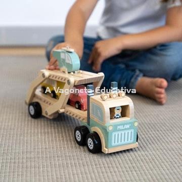 TRAILER PORTACOCHES MADERA - Imagen 2